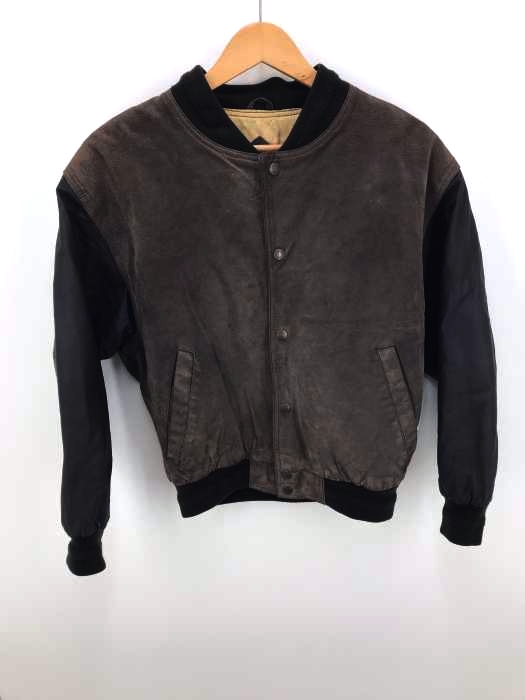 PELLE DONNA（フルギ） 袖レザー切り替え スタジャン レディース アウター