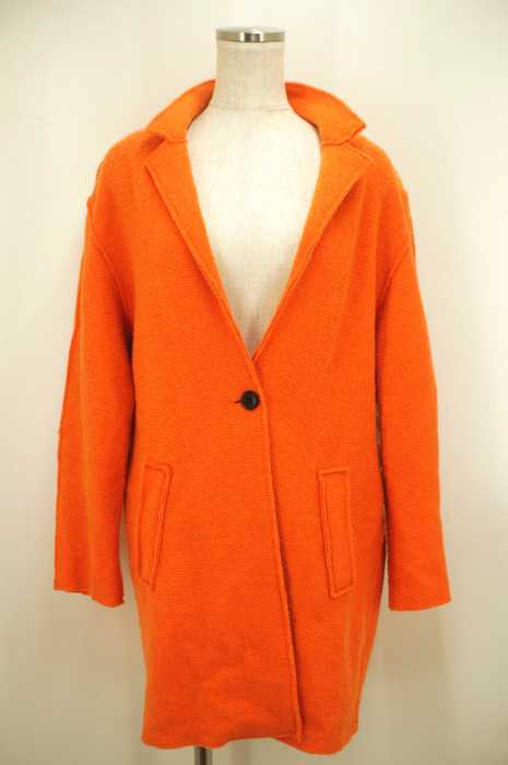 ZARA BASIC （ザラベーシック） ウール混 1B ガウンコート レディース アウター