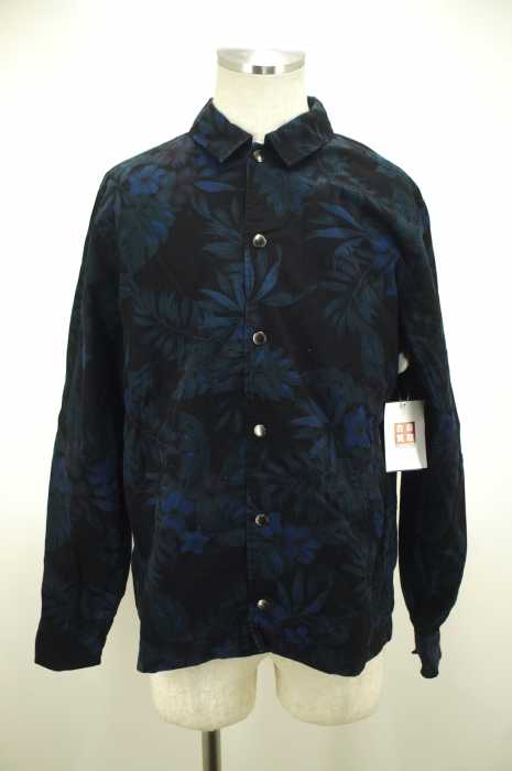 Huf ハフ 花柄 バックロゴ ボタニカルシャツジャケット メンズ アウター ブランド古着買取販売バズストア