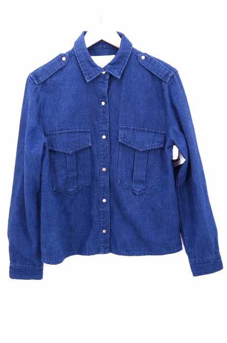 ZARA WOMAN （ザラ ウーマン） オーバーサイズデニムシャツジャケット レディース トップス