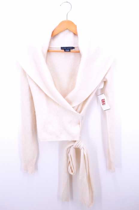 RALPH LAUREN （ラルフローレン） ショールカラー 変形カシミヤニット レディース トップス