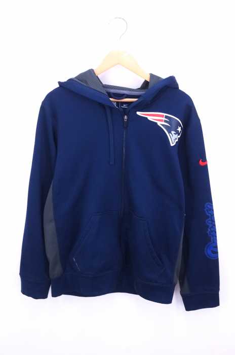 NIKE （ナイキ） NFL ONFIELD APPAREL  ワッペン刺繍 ジップアップパーカー メンズ トップス