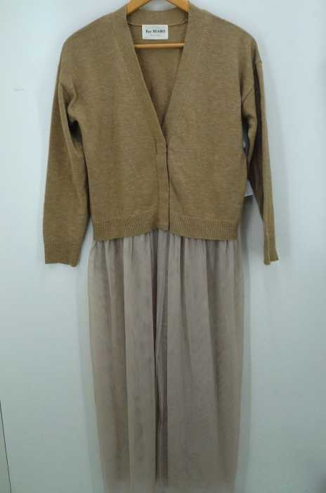 Ray BEAMS (レイビームス) 19SS チュール切替 ロングカーディガン レディース トップス