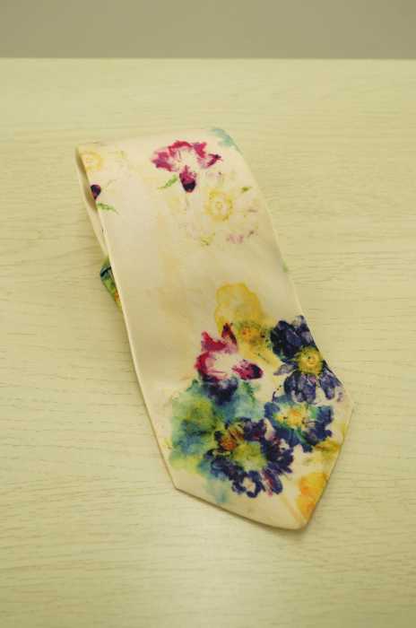 ISSEY MIYAKE(イッセイミヤケ) 花柄ネクタイ メンズ ファッション雑貨