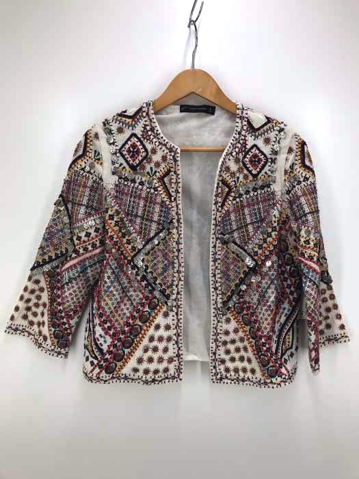 ZARA(ザラ) 総装飾ジャケット レディース アウター