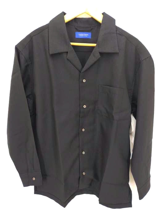 London Denim（ロンドンデニム） 長袖開襟ポリシャツ メンズ トップス