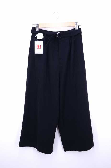 OFUON（オフオン） ベルト付きワイドパンツ レディース パンツ