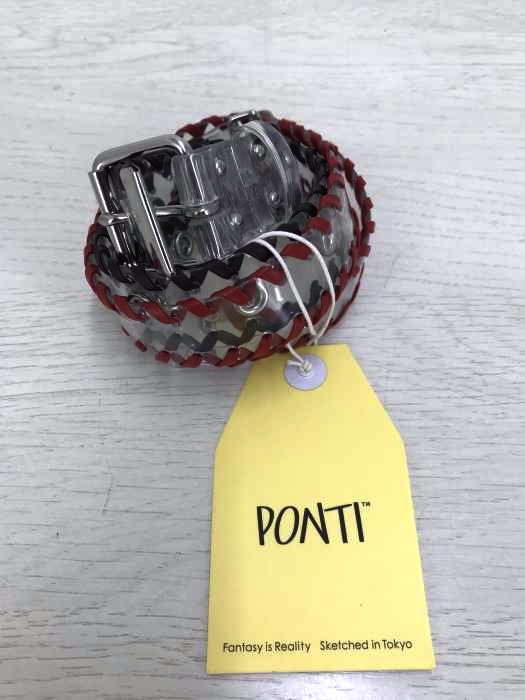 PONTI（ポンティ） ビニールベルト レディース ファッション雑貨