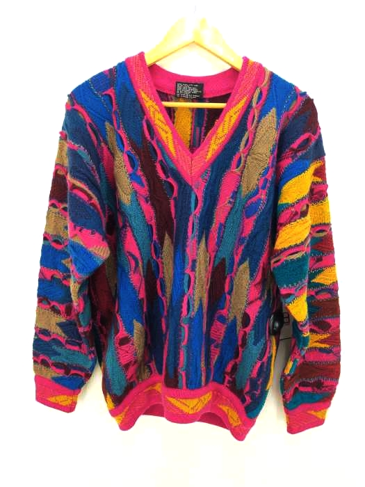 COOGI（クージー） ウール3D Vネックニット メンズ トップス