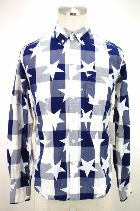 SOPHNET. （ソフネット） 14AW BIG STAR GINGHAM CHECK　ボタンシャツ メンズ トップス
