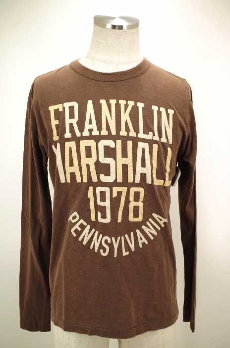 FRANKLIN&MARSHALL （フランクリンマーシャル） ダメージ加工プリントカットソー メンズ トップス