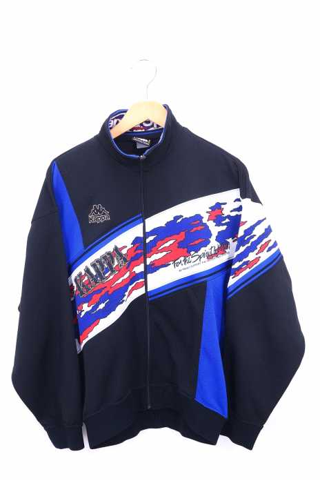 Kappa（カッパ） 90s ジャガードロゴプリント トラックジャケット メンズ アウター