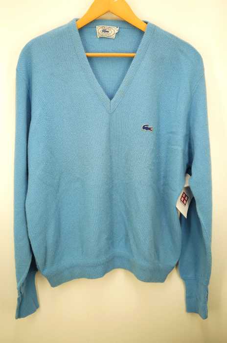IZOD LACOSTE（アイゾッドラコステ） 70s 胸ロゴ刺繍 Vネックニット メンズ トップス
