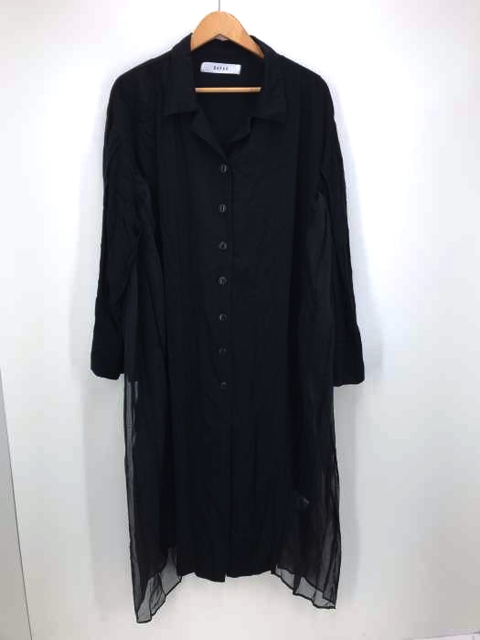 Barak（バラク） サイドプリーツロングシャツ レディース ワンピース
