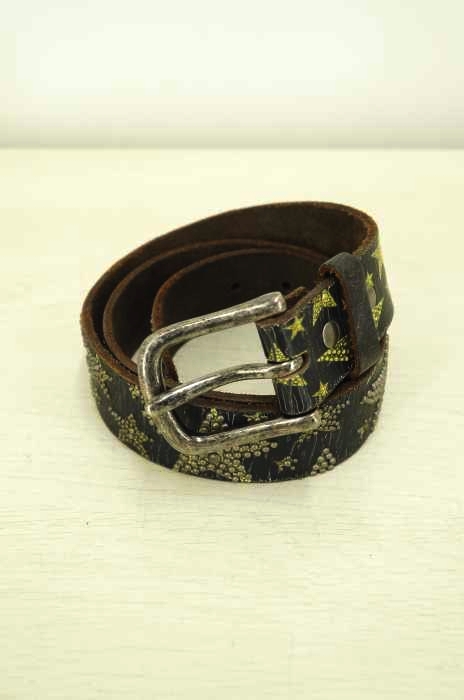 Leather Island（レザーアイランド） スタッズ レザーベルト メンズ ファッション雑貨