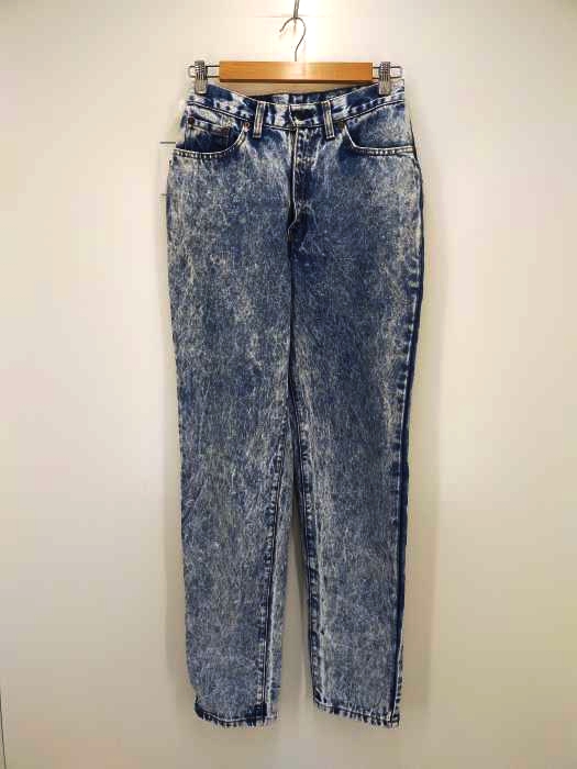 Levis（リーバイス） USA製 17505 ケミカルウォッシュテーパードデニム レディース パンツ