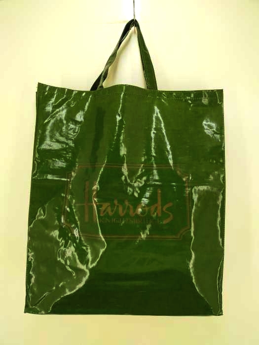 Harrods（ハロッズ） コットンPVCロゴハンドバッグ レディース バッグ