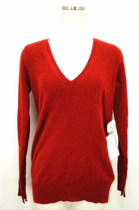 ZARA KNIT（ザラニット） Vネックカシミヤセーター レディース トップス