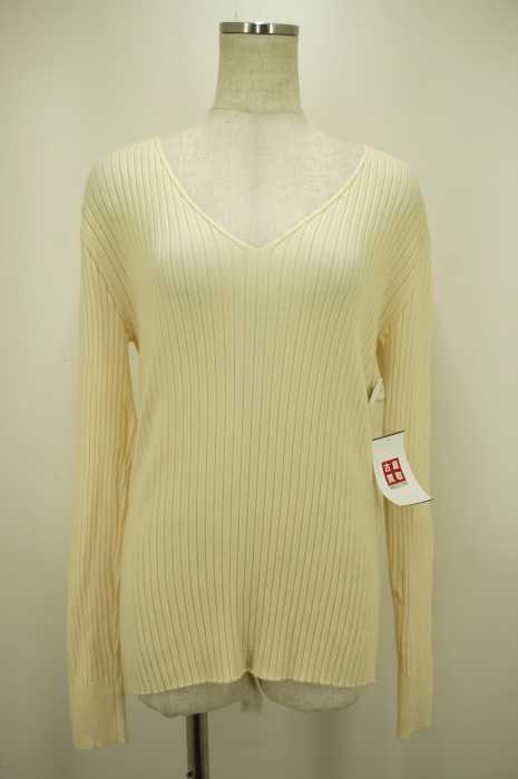 Spick and Span （スピックアンドスパン） 16AW CROCHE リブVネックニットプルオーバー レディース トップス