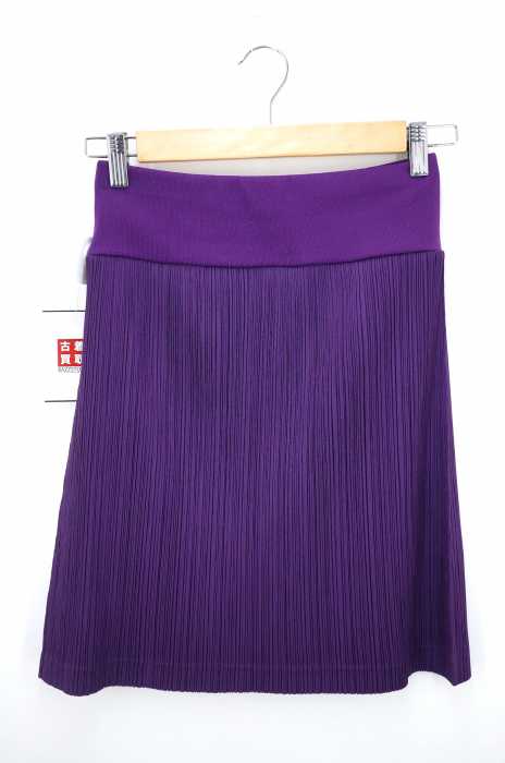 PLEATS PLEASE ISSEY MIYAKE(プリーツプリーズイッセイミヤケ) 裾広がり切り替えスカート レディース スカート