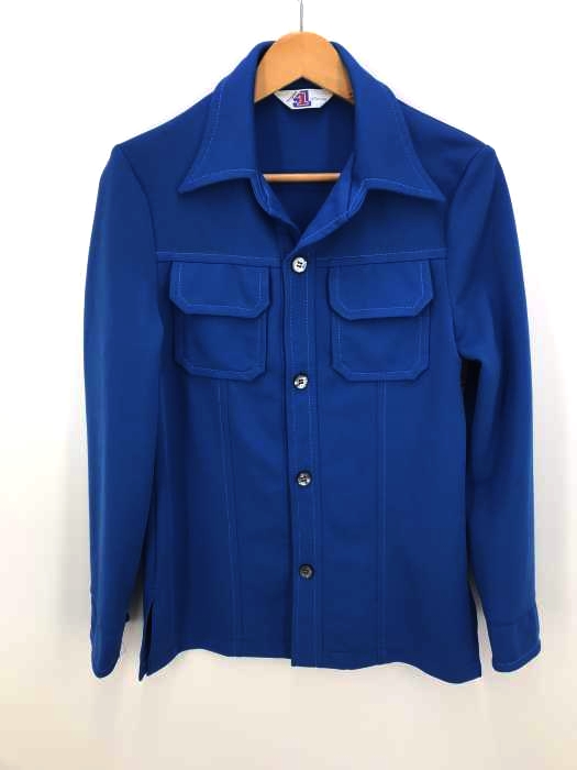JC Penney(ジェーシーペニー) ビンテージFLIGHT1タグ ポリエステルシャツ メンズ トップス