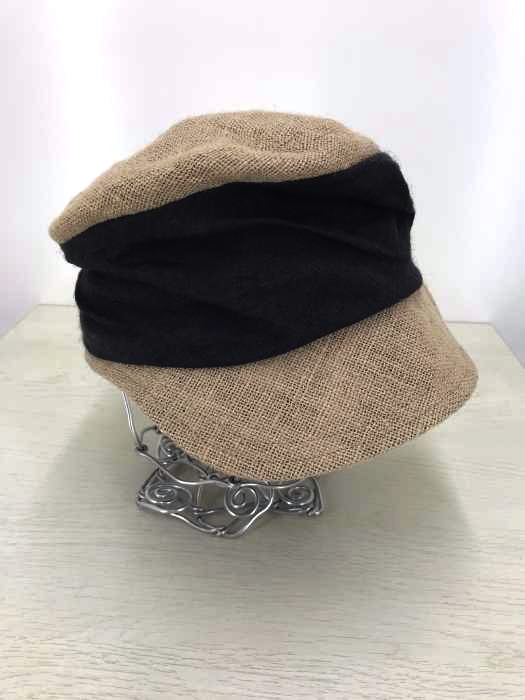 mature ha.(マチュアーハ) jute リネンキャップ レディース 帽子