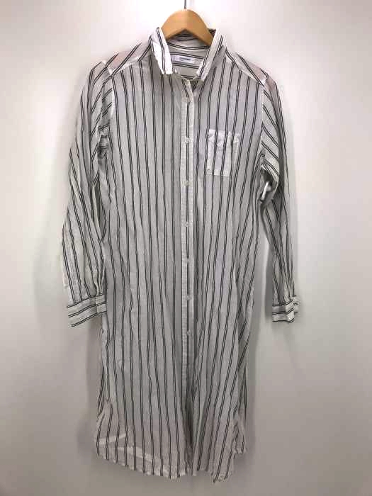 BACK NUMBER（バックナンバー） ストライプロングシャツ レディース トップス