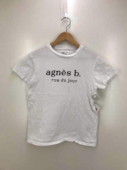 Adam et Rope（アダムエロペ） ロゴプリント クルーネックTシャツ レディース トップス