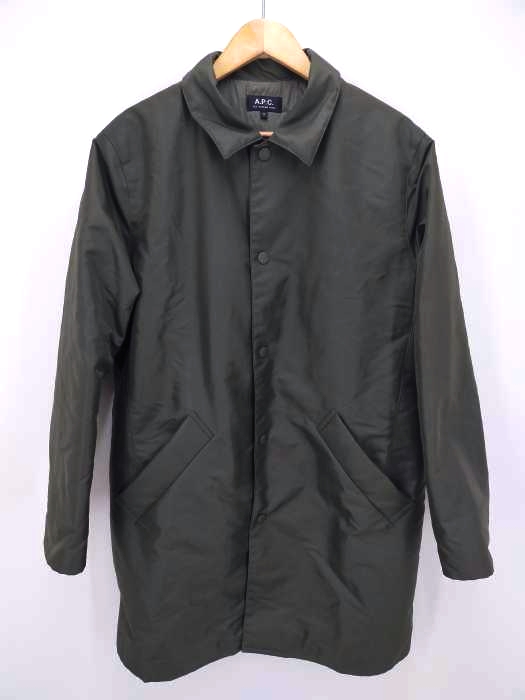 A.P.C.（アーペーセー） 中綿スナップボタンステンカラーコート メンズ アウター