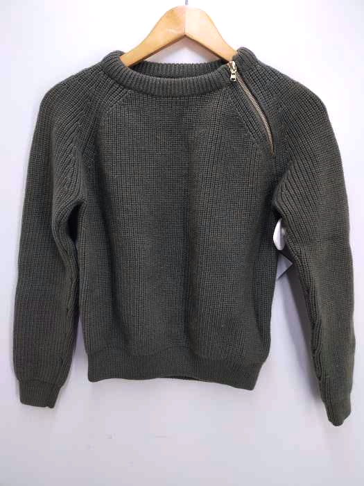 MACPHEE（マカフィー） ZIPネッククルーニット レディース トップス