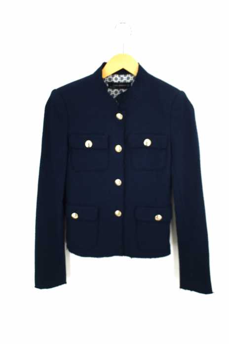 ZARA（ザラ） スタンドカラー　カットオフ レディース アウター