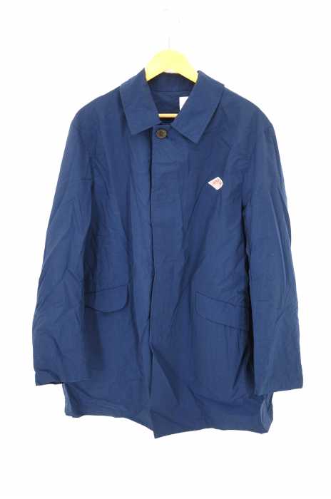 DANTON （ダントン） ロゴワッペン ナイロンステンカラーコート メンズ