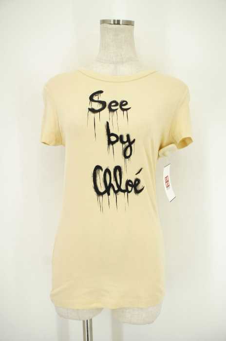 SEE BY CHLOE （シーバイクロエ） プリント半袖Tシャツ レディース トップス