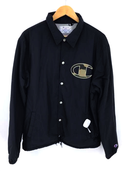 Champion（チャンピオン） ビッグロゴ コーチジャケット フリースライナー メンズ アウター