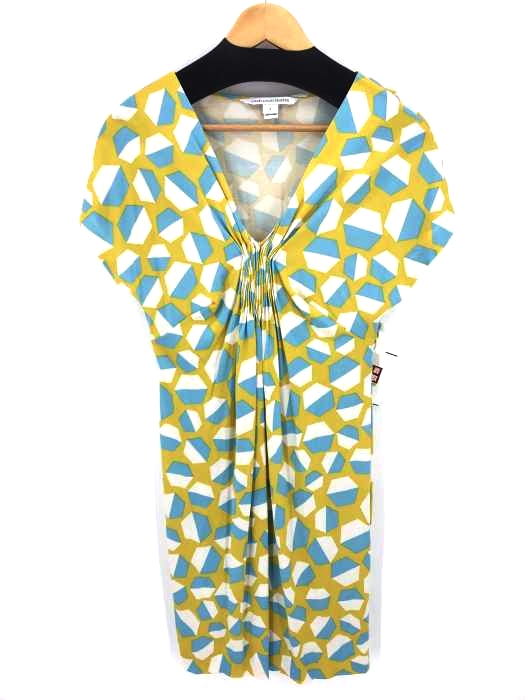 DIANE VON FURSTENBERG（ダイアンフォンファステンバーグ） シルク ノースリーブワンピース レディース ワンピース