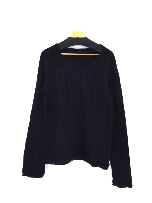 MIHARA YASUHIRO(ミハラヤスヒロ) ダメージ加工ウールニット メンズ トップス