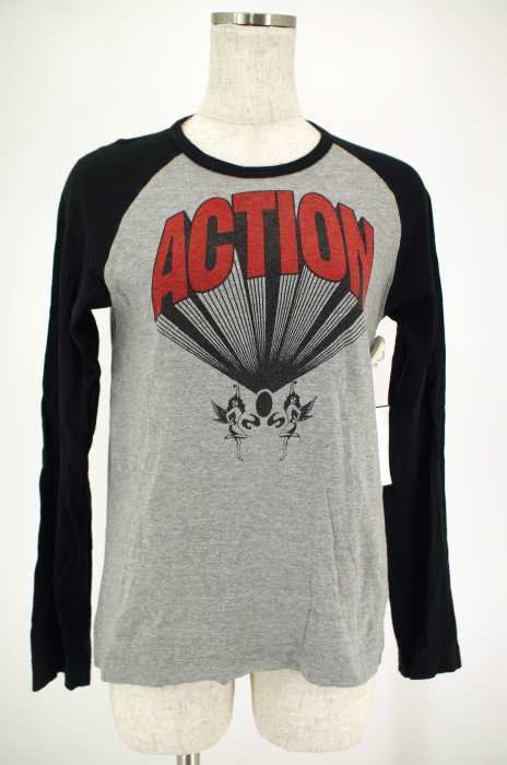tricot COMME des GARCONS (トリココムデギャルソン) ACTION プリントロングスリーブTシャツ レディース トップス