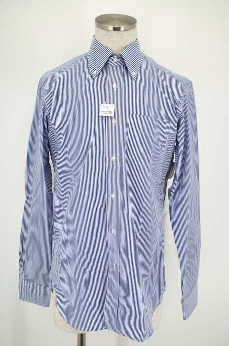 Makers Shirt 鎌倉(メーカーズシャツカマクラ) ストライプ柄ボタンダウンシャツ メンズ トップス