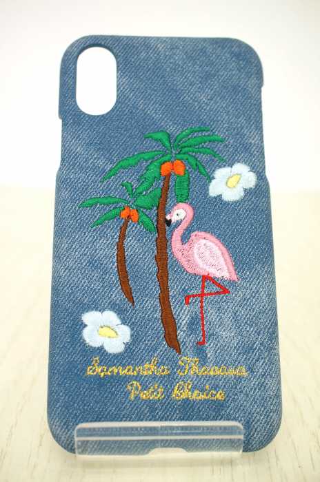 Samantha Thavasa （サマンサタバサ） デニム刺繍ハードケース　 レディース ファッション雑貨