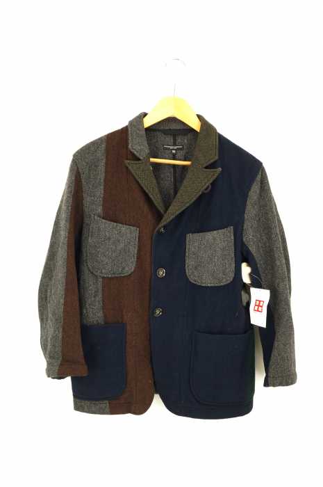 Engineered Garments (エンジニアードガーメンツ) bedford jacket multi color block herringbone ベッドフォードジャケット メンズ アウター
