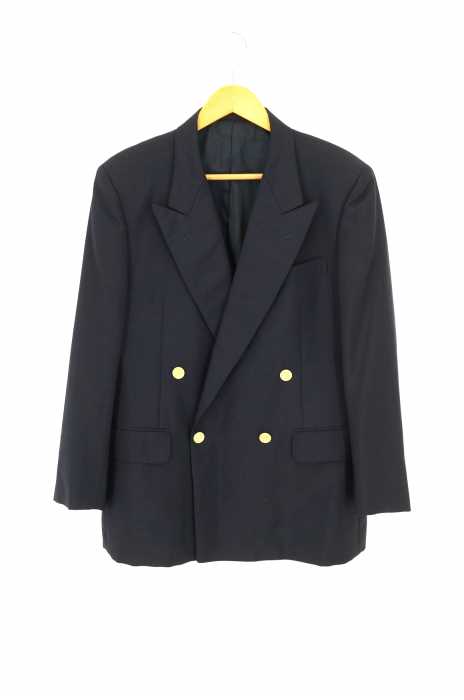BURBERRY'S (バーバリーズ) 金ボタン モヘヤ混ダブルテーラードジャケット メンズ アウター