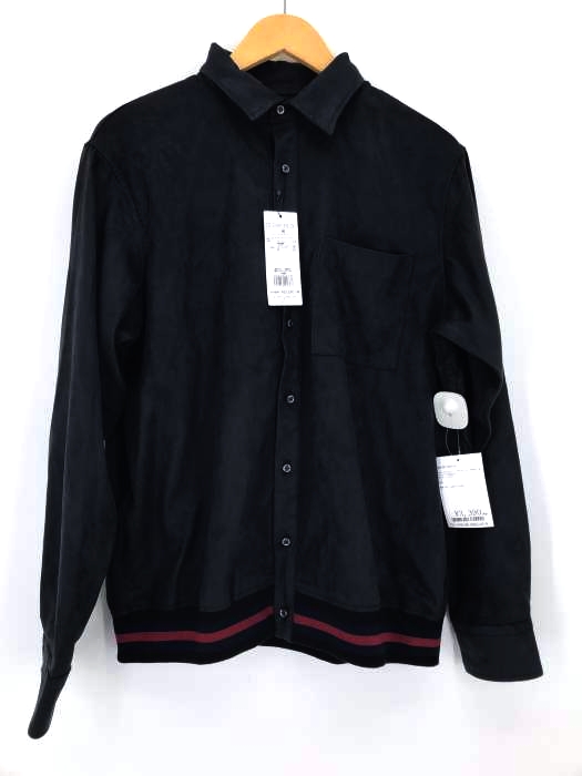 LOVELESS（ラブレス） ストレッチ スエード リブヘム シャツ メンズ アウター