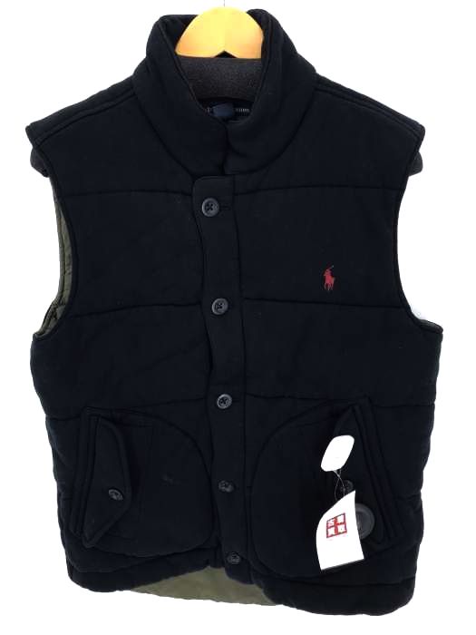 Polo by RALPH LAUREN（ポロバイラルフローレン） ブランドロゴ刺繍入り中綿ジップアップベスト メンズ トップス