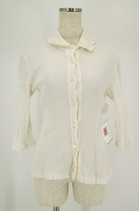 TSUMORI CHISATO (ツモリチサト) シワ加工ボタンシャツ トップス レディース トップス