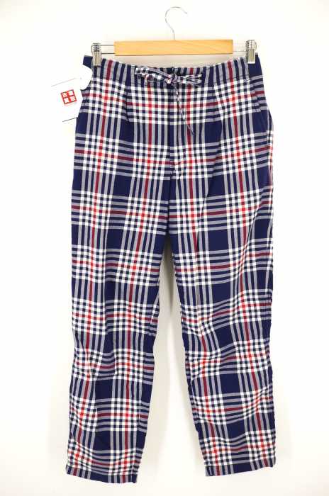 BEAMS  （ビームス） チェック ルーズ テーパード パンツ メンズ パンツ