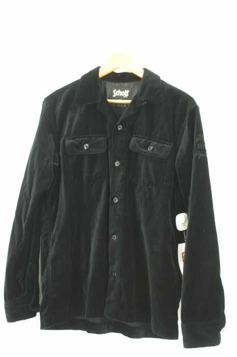 Schott NYC（ショット ニューヨーク） ベロア開襟シャツ メンズ トップス