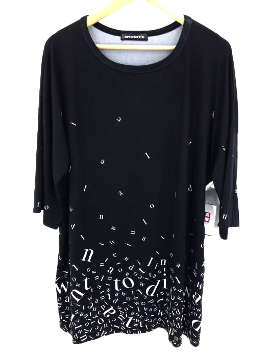 ankoROCK（アンコロック） ローマ字 バラバラ Tシャツ メンズ トップス