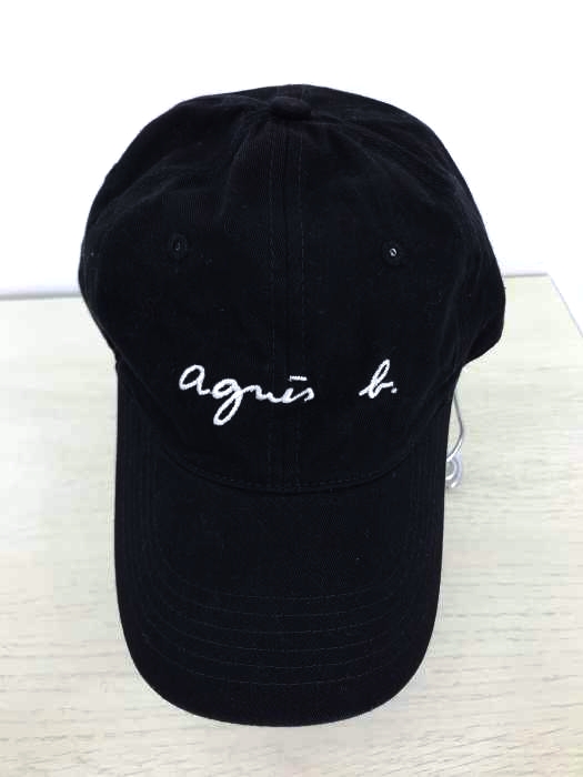 agnes b.(アニエスベー) ブランドロゴ刺繍入りキャップ レディース 帽子