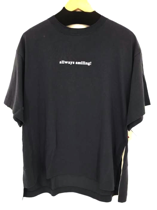 coen(コーエン) スリットロゴビッグTシャツ レディース トップス