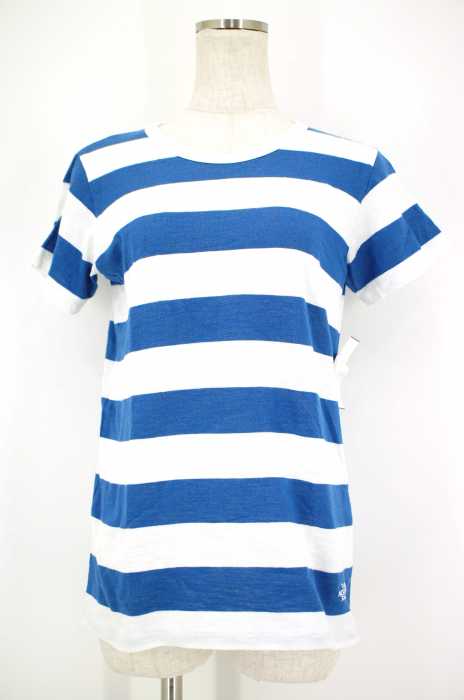 THE NORTH FACE （ザノースフェイス） ショートスリーブリネンボーダークルーTシャツ Linen Border Crew レディース トップス